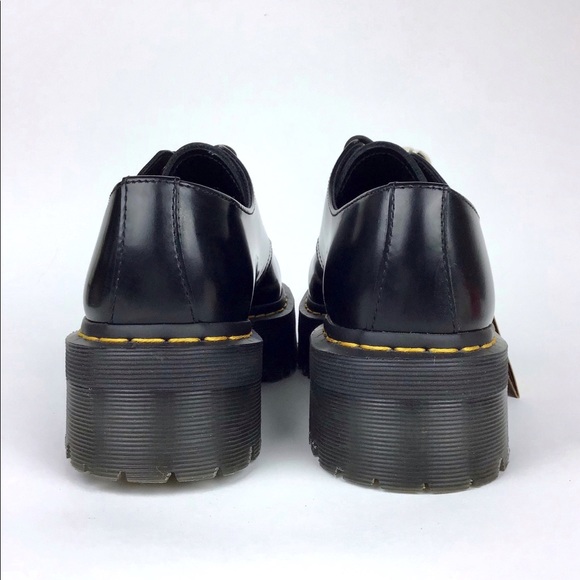 Dr. Martens 1461 Quad Platform Leather Oxfords - Picture 5 of 7